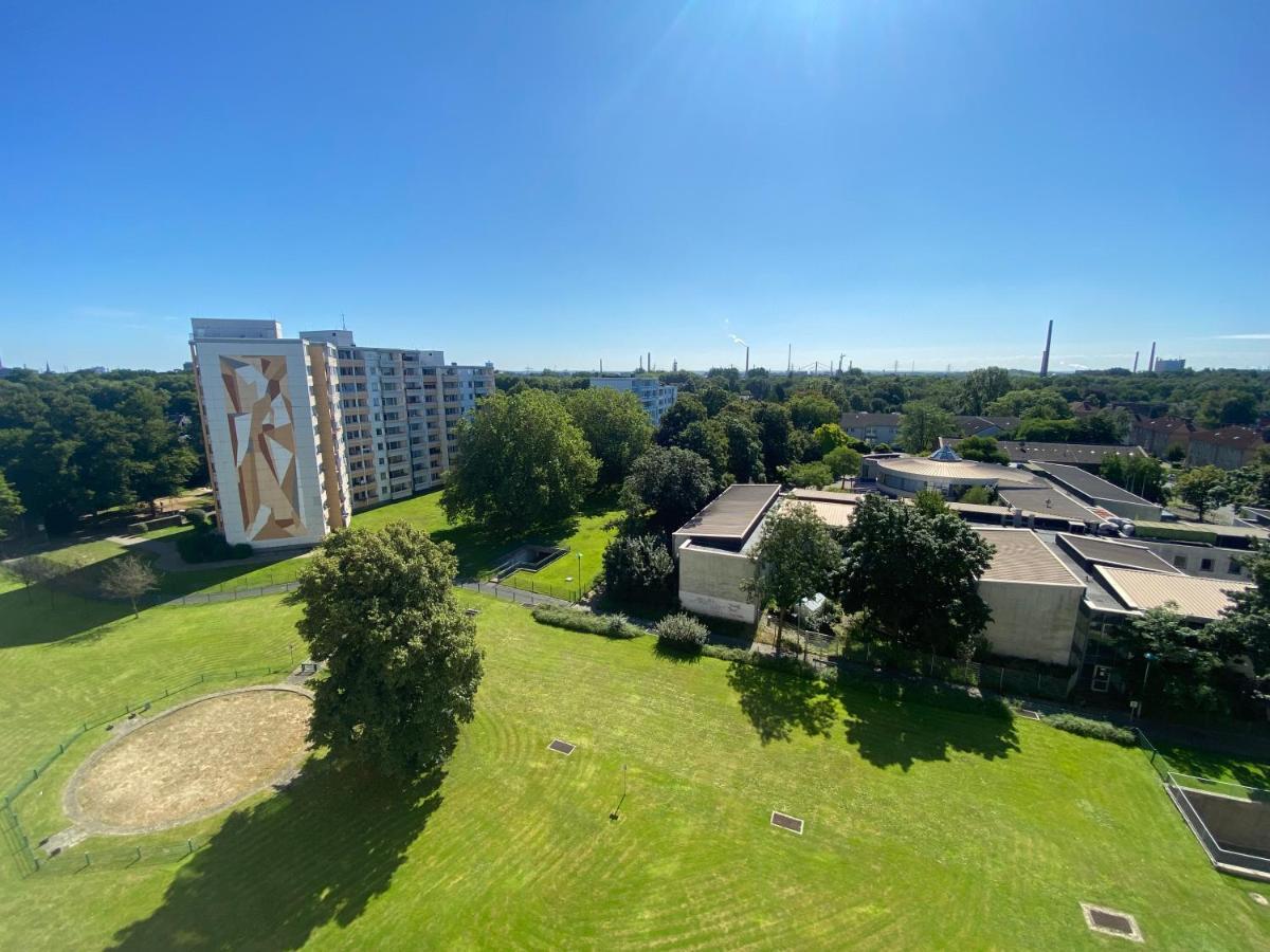Duisburg Von Oben 3,5 Zimmer 8.Og Frisch Saniert Luaran gambar